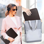 Tech-Protect Fleece nešiojamojo kompiuterio krepšys 13-14" - Rudas -- Laptop Bags