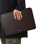 Tech-Protect Fleece nešiojamojo kompiuterio krepšys 13-14" - Rudas -- Laptop Bags
