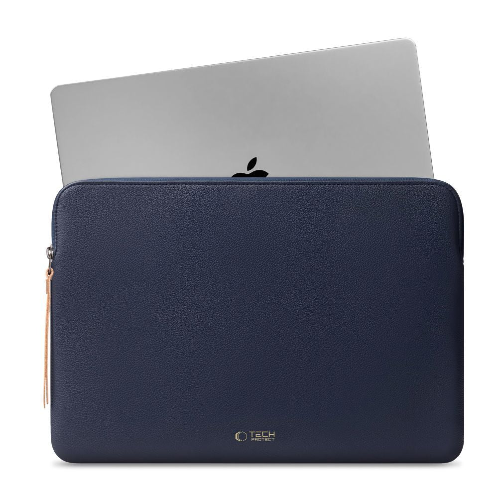 Tech-Protect Fleece nešiojamojo kompiuterio krepšys 13-14" - Mėlynas -- Laptop Bags