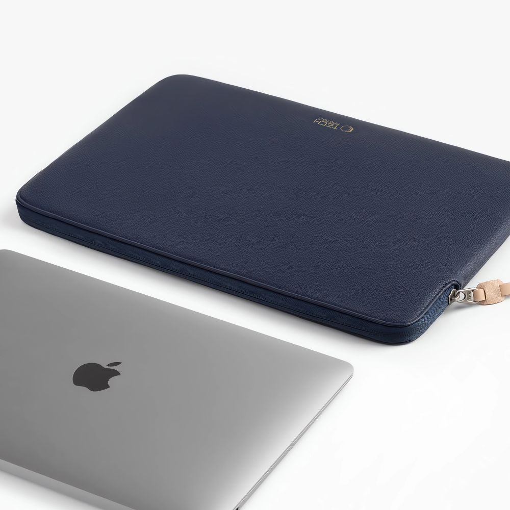 Tech-Protect Fleece nešiojamojo kompiuterio krepšys 13-14" - Mėlynas -- Laptop Bags