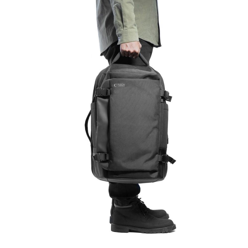 Tech-Protect Defender S40 kuprinė Ryanair &amp; Wizzar, 20 l nešiojamajam kompiuteriui - Juoda -- Laptop Bags
