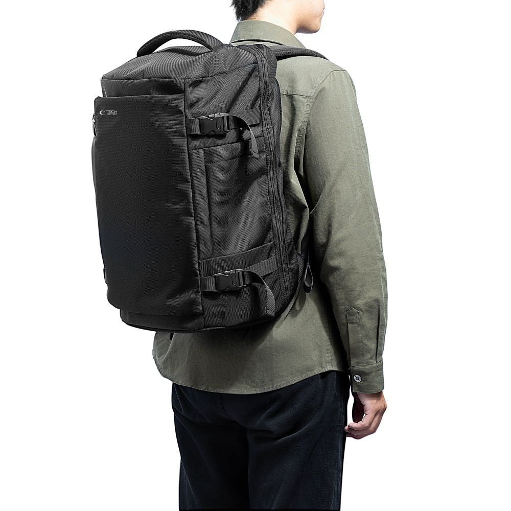 Tech-Protect Defender S40 kuprinė Ryanair &amp; Wizzar, 20 l nešiojamajam kompiuteriui - Juoda -- Laptop Bags