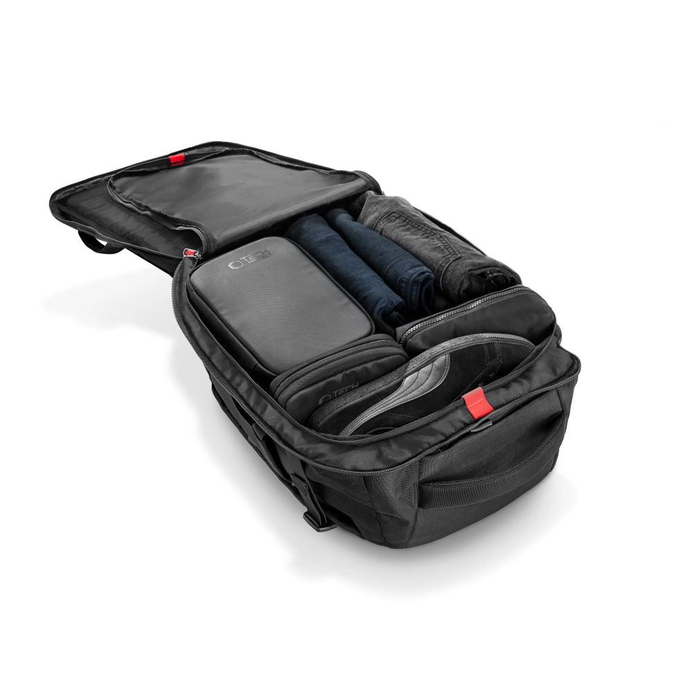 Tech-Protect Defender S40 kuprinė Ryanair &amp; Wizzar, 20 l nešiojamajam kompiuteriui - Juoda -- Laptop Bags