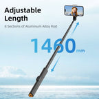 Asmenukių lazda Tech-Protect L09S su trikoju – juoda -- Selfie Sticks & Tripods