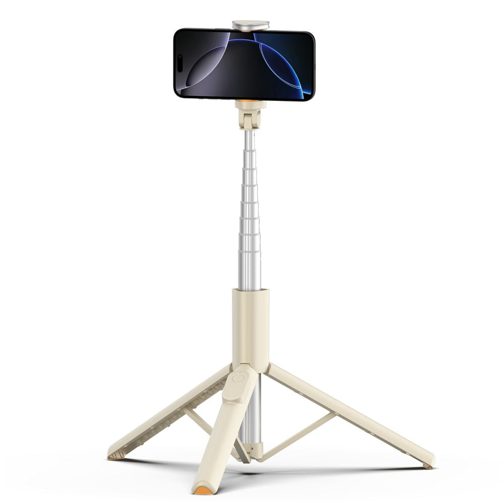 Asmenukių lazda Tech-Protect L09S su trikoju – smėlio -- Selfie Sticks & Tripods