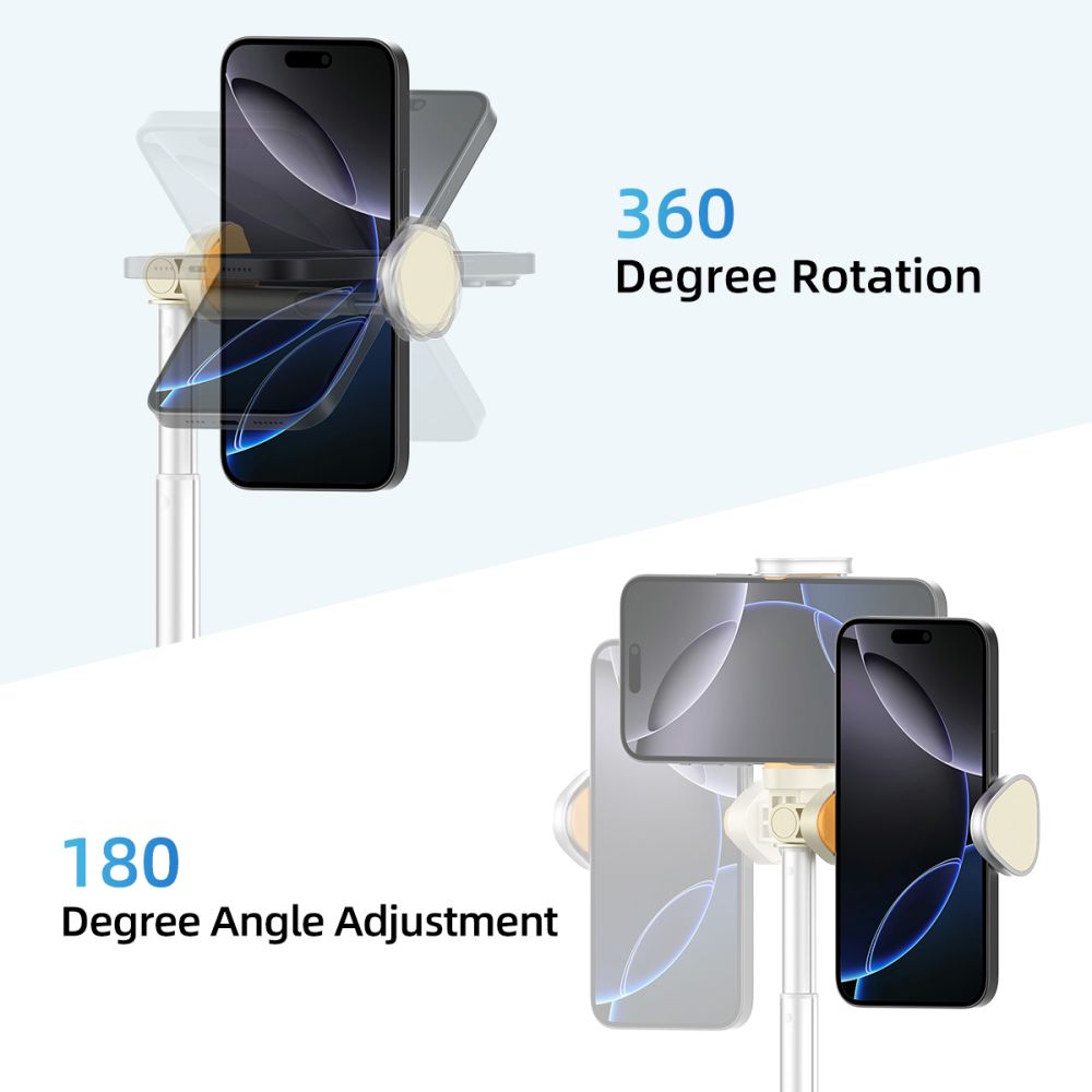 Asmenukių lazda Tech-Protect L09S su trikoju – smėlio -- Selfie Sticks & Tripods