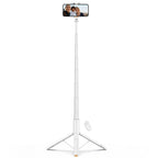 Asmenukių lazda Tech-Protect L09S su trikoju – balta -- Selfie Sticks & Tripods