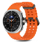 Tech-Protect IconBand Pro dirželis, skirtas Samsung Galaxy Watch 40/44/46 mm – oranžinis -- Samsung Galaxy Watch 40
