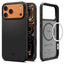 Spigen Enzo Aramid „T“ MagSafe dėklas iPhone 17 Pro – juodas
