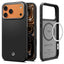 Spigen Enzo Aramid "T" MagSafe dėklas iPhone 17 Pro Max - juodas ir sidabrinis