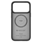 Spigen Enzo Aramid "T" MagSafe dėklas iPhone 17 Pro Max - juodas ir sidabrinis