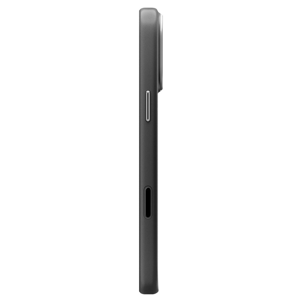 Spigen Enzo Aramid "T" MagSafe dėklas iPhone 17 Pro Max - juodas ir sidabrinis