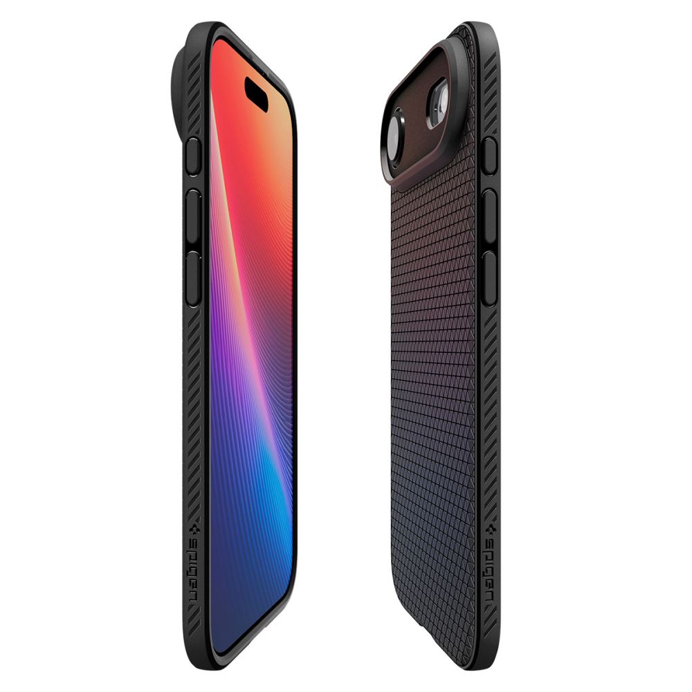 Spigen Liquid Air dėklas iPhone 17 Air – juodas