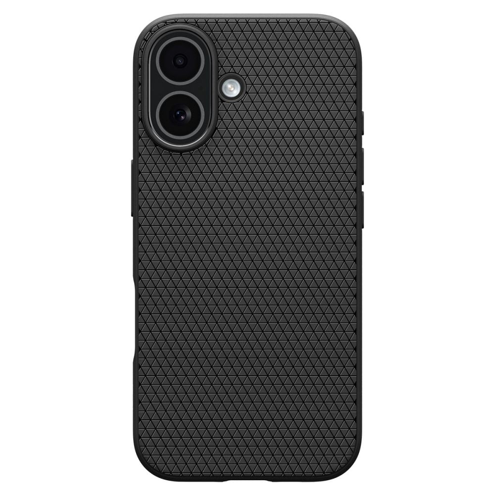 Spigen Liquid Air dėklas iPhone 17 – matinis juodas