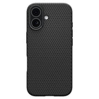 Spigen Liquid Air dėklas iPhone 17 – matinis juodas