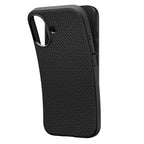 Spigen Liquid Air dėklas iPhone 17 – matinis juodas