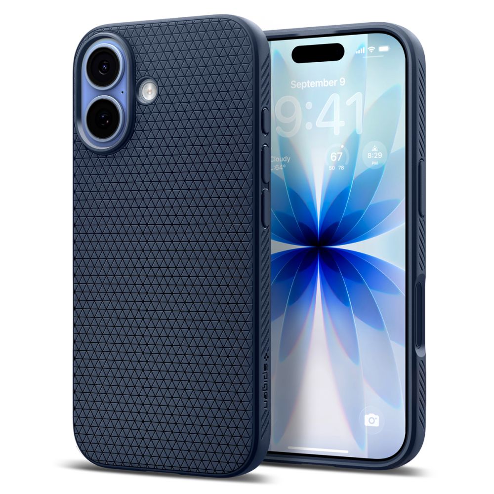 Spigen Liquid Air dėklas iPhone 17 – mėlynas
