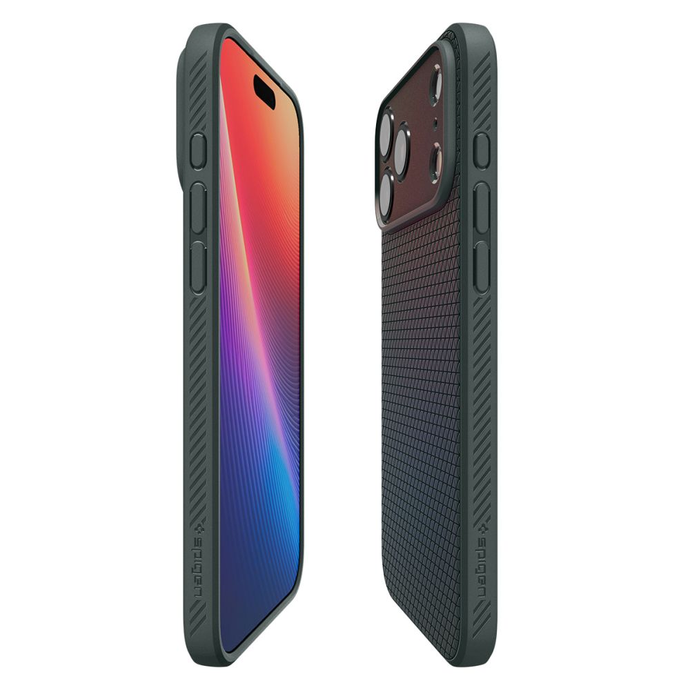 Spigen Liquid Air dėklas iPhone 17 Pro – žalias