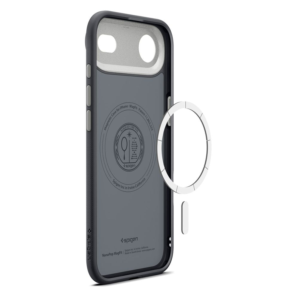 Spigen Nano Pop MagSafe dėklas iPhone 17 Air – juodas