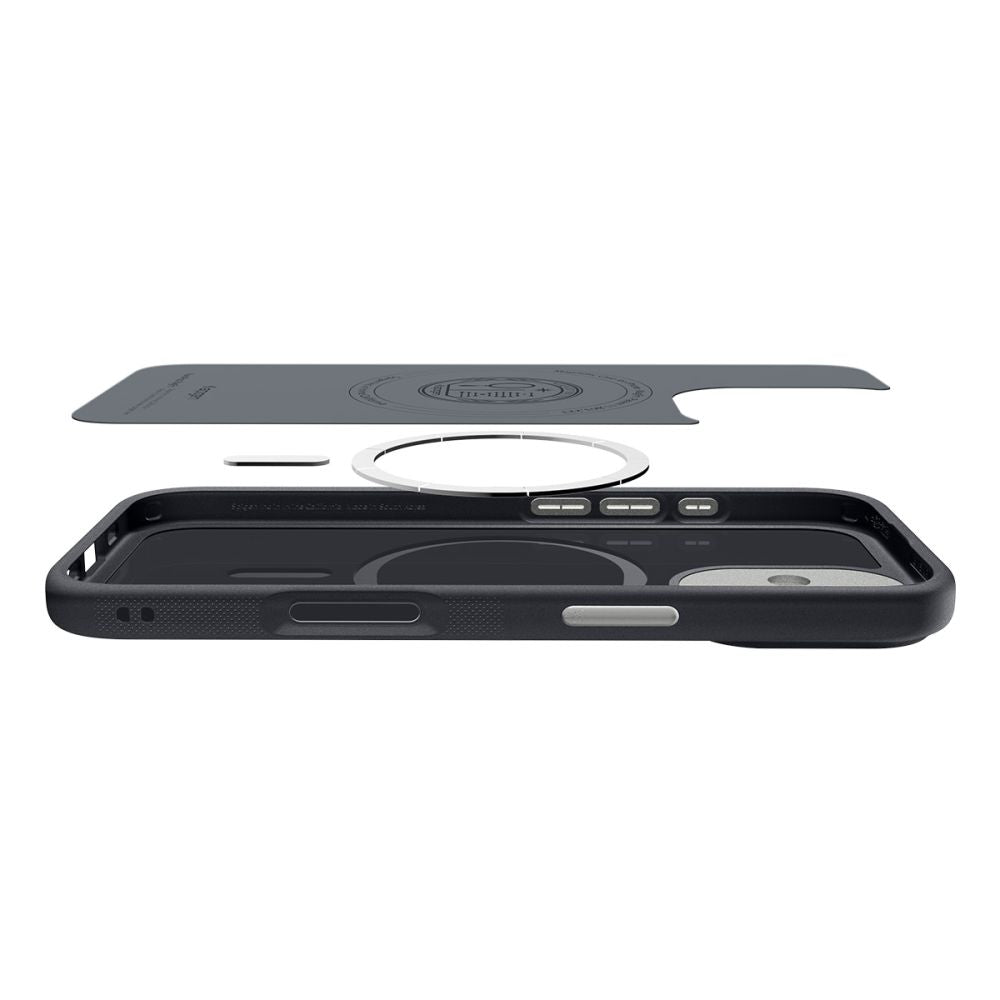 Spigen Nano Pop MagSafe dėklas iPhone 17 – juodas