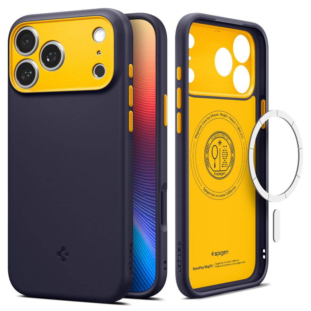 Spigen Nano Pop MagSafe dėklas iPhone 17 Pro – mėlynas