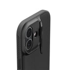 Spigen Optik Armor MagSafe dėklas iPhone 17 - juodas