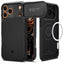 Spigen Optik Armor MagSafe dėklas iPhone 17 Pro - juodas