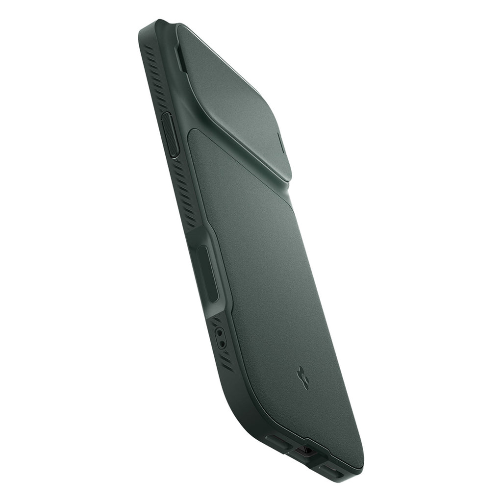 Spigen Optik Armor MagSafe Dėklas, skirtas iPhone 17 Pro Max - žalias