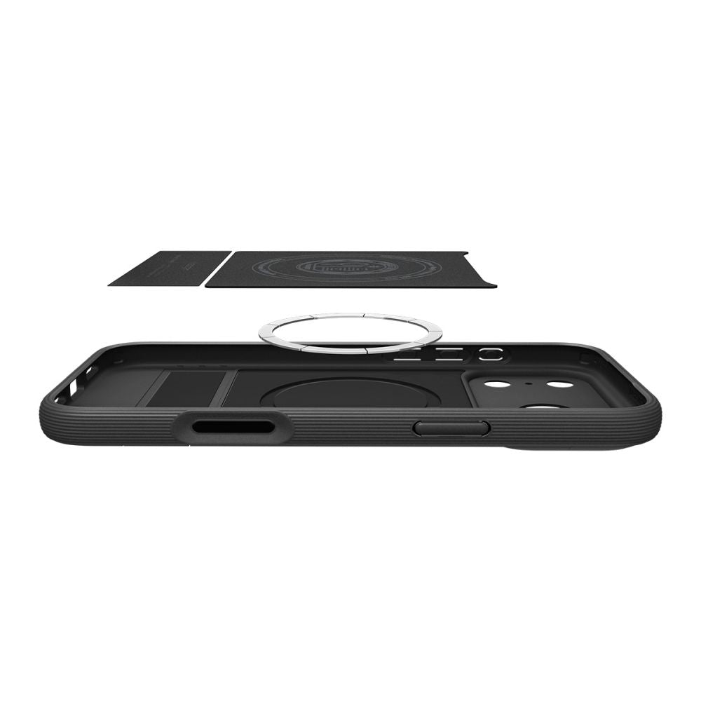 Spigen Parallax S MagSafe dėklas iPhone 17 Pro – juodas