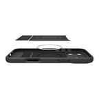 Spigen Parallax S MagSafe dėklas iPhone 17 Pro – juodas