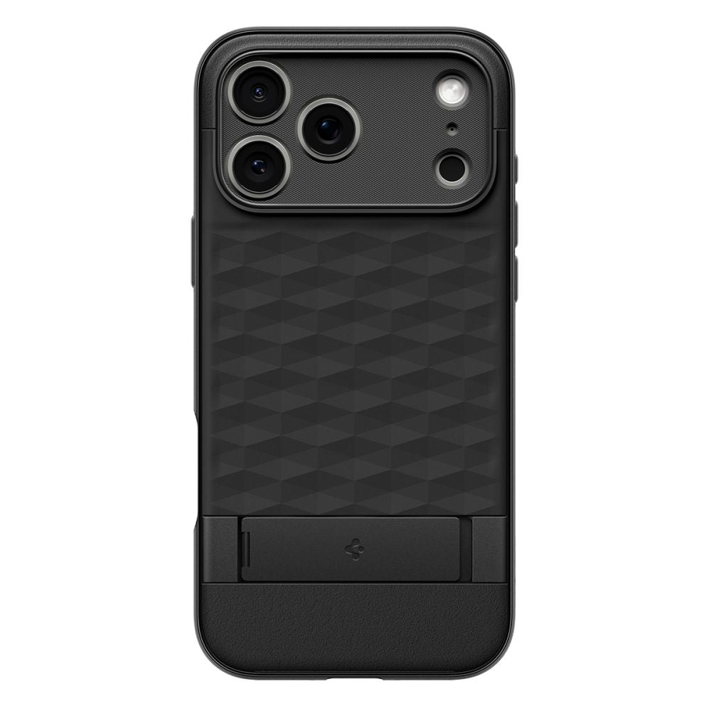 Spigen Parallax S MagSafe dėklas iPhone 17 Pro Max – matinis juodas