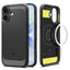 Spigen Rugged Armor MagSafe dėklas iPhone 17 – matinis juodas