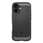 Spigen Rugged Armor MagSafe dėklas iPhone 17 – matinis juodas