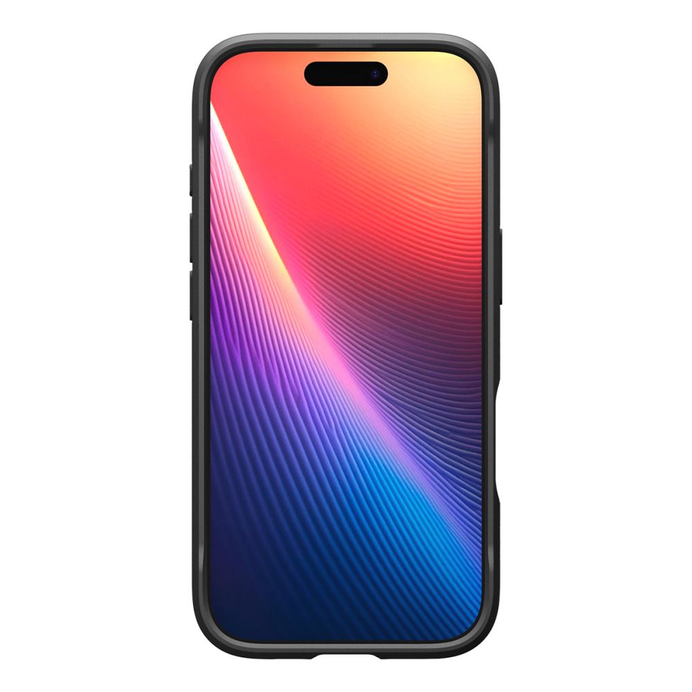 Spigen Rugged Armor MagSafe dėklas iPhone 17 – matinis juodas