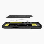 Spigen Rugged Armor MagSafe dėklas iPhone 17 – matinis juodas