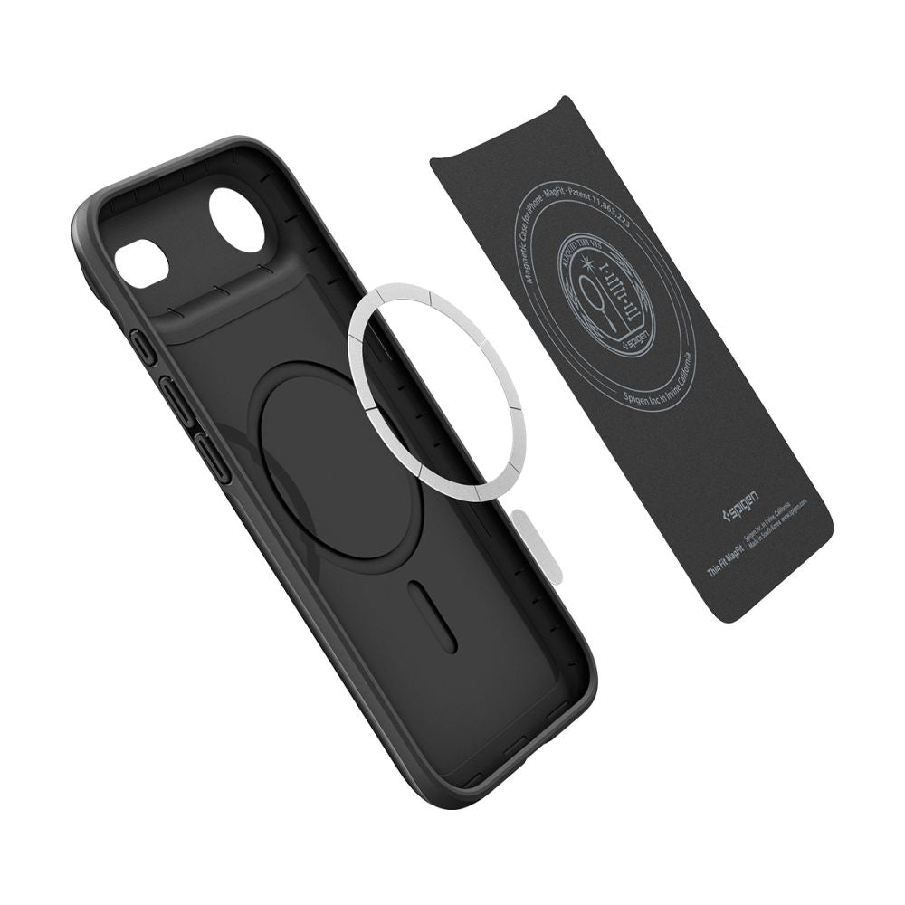 Spigen Thin Fit MagSafe dėklas iPhone 17 Air – juodas