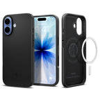 Spigen Thin Fit MagSafe dėklas iPhone 17 – juodas