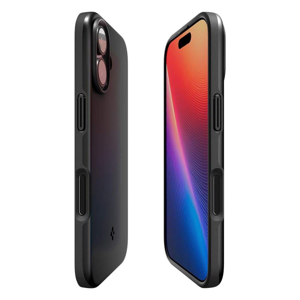 Spigen Thin Fit MagSafe dėklas iPhone 17 – juodas
