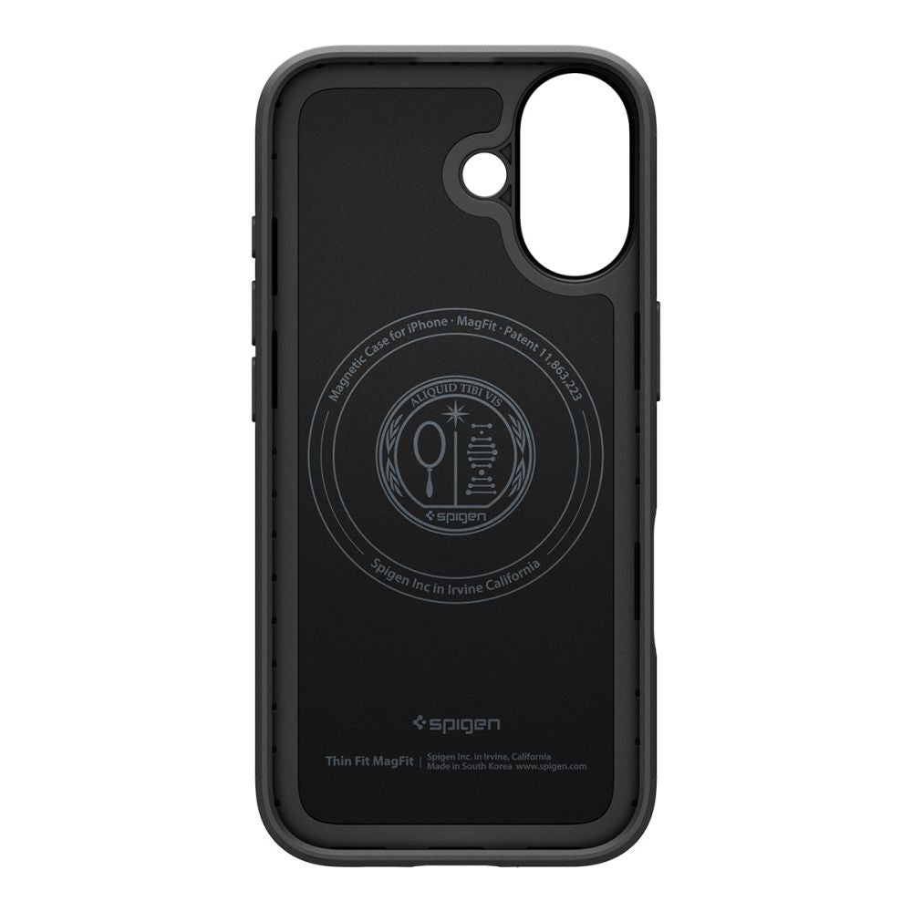 Spigen Thin Fit MagSafe dėklas iPhone 17 – juodas