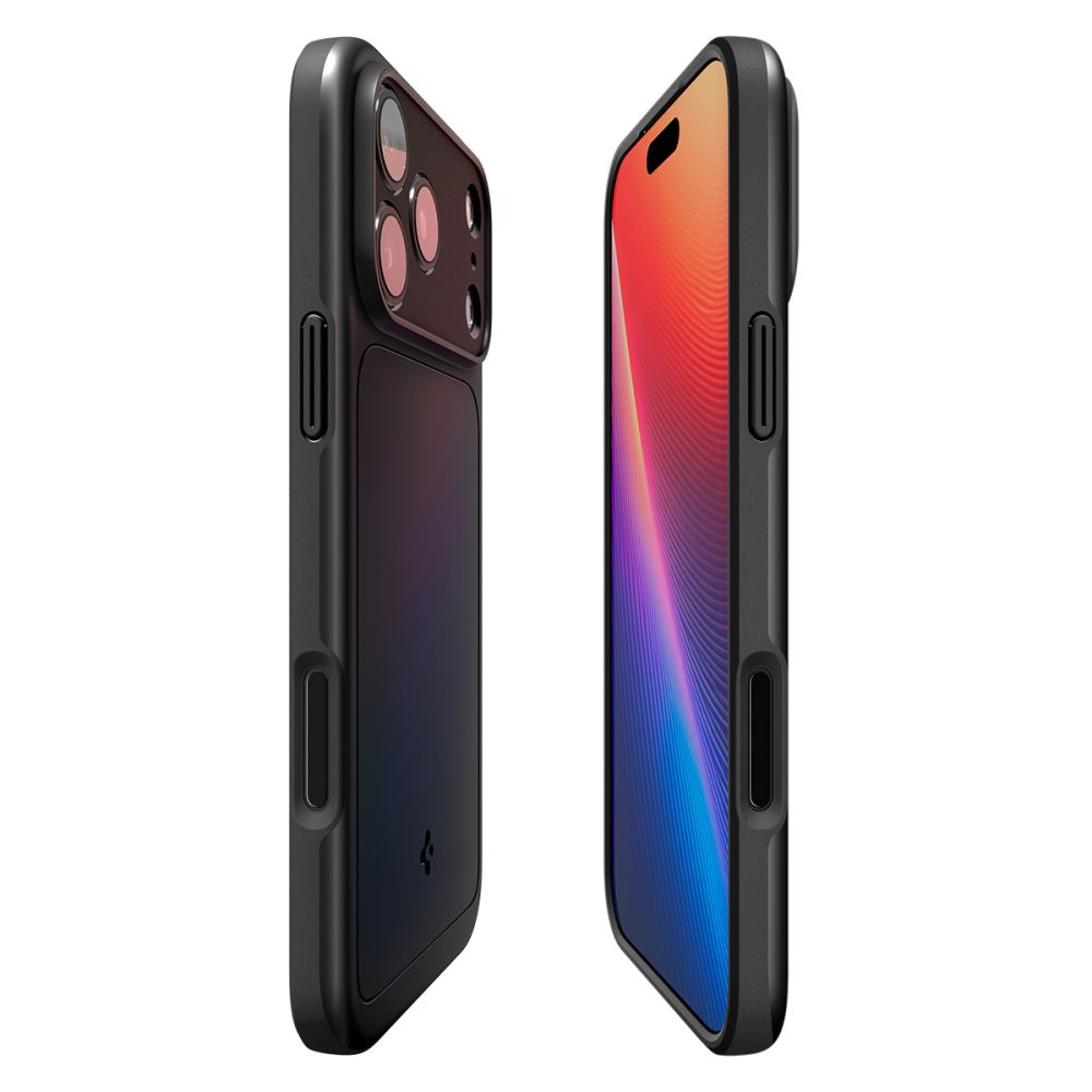 Spigen Thin Fit MagSafe dėklas iPhone 17 Pro – juodas