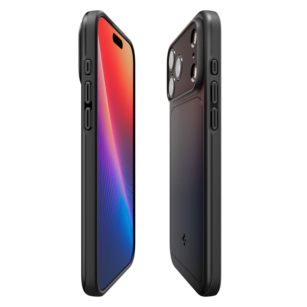 Spigen Thin Fit MagSafe dėklas iPhone 17 Pro – juodas