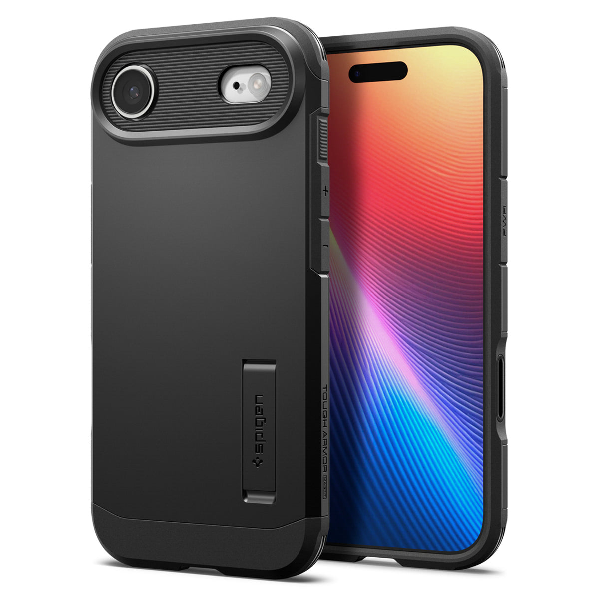Spigen Tough Armor T MagSafe dėklas iPhone 17 Air – juodas
