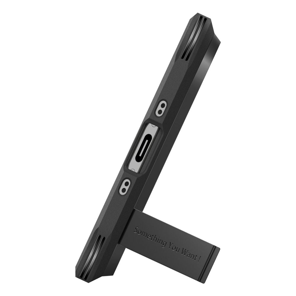 Spigen Tough Armor T MagSafe dėklas iPhone 17 Air – juodas