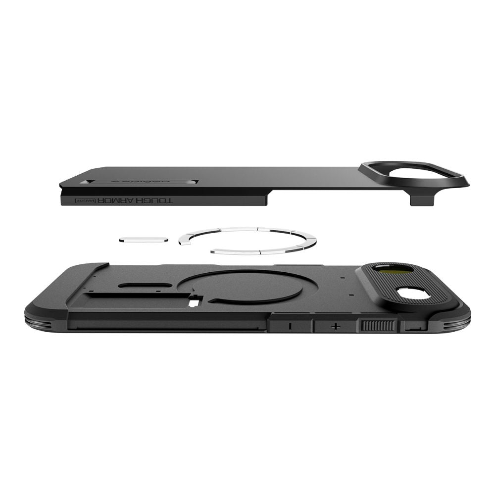 Spigen Tough Armor T MagSafe dėklas iPhone 17 Air – juodas