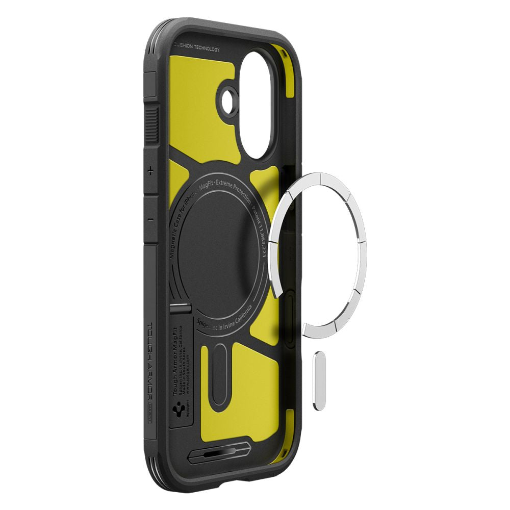 Spigen Tough Armor T MagSafe dėklas iPhone 17 – juodas