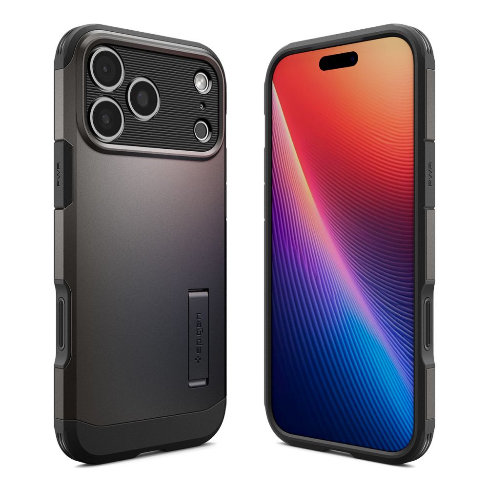 Spigen Tough Armor "T" MagSafe dėklas iPhone 17 Pro – pilkas