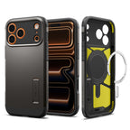 Spigen Tough Armor T MagSafe dėklas iPhone 17 Pro Max – pilkas