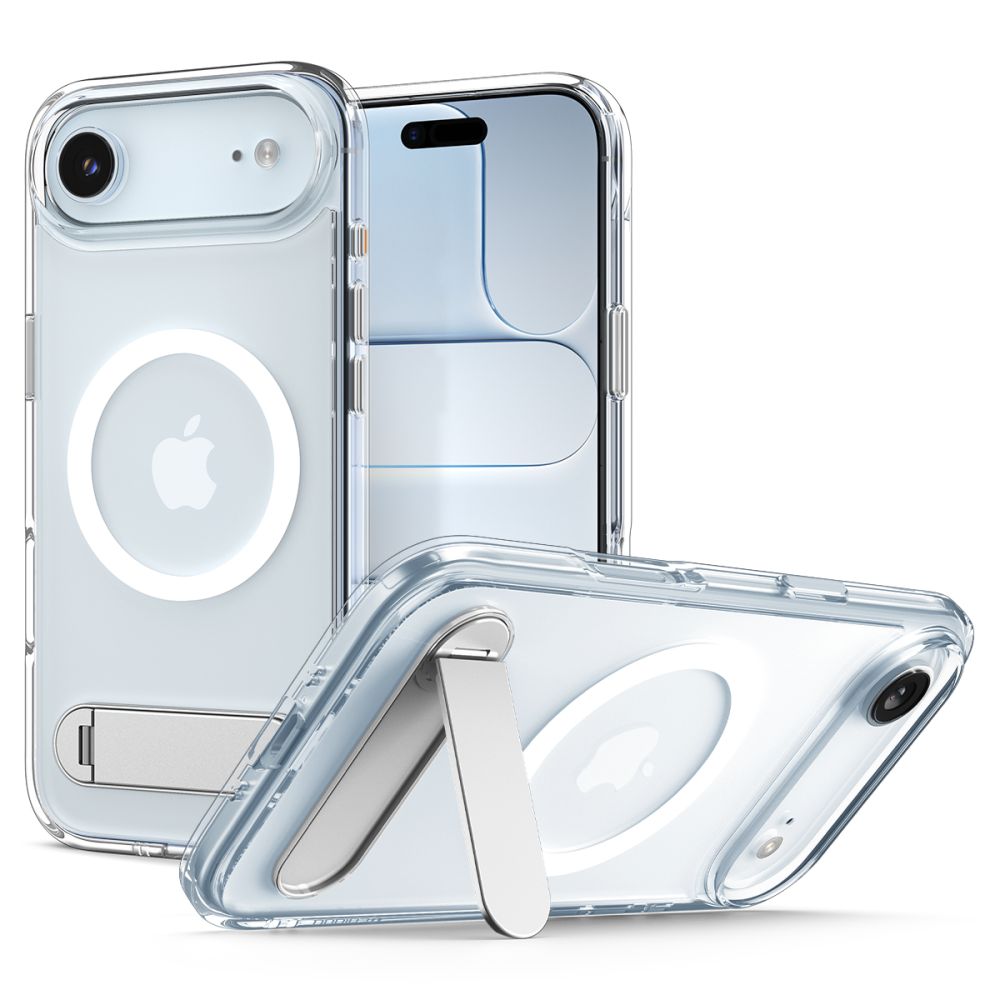 Spigen Ultra Hybrid S MagSafe dėklas iPhone 17 Air – skaidrus/baltas