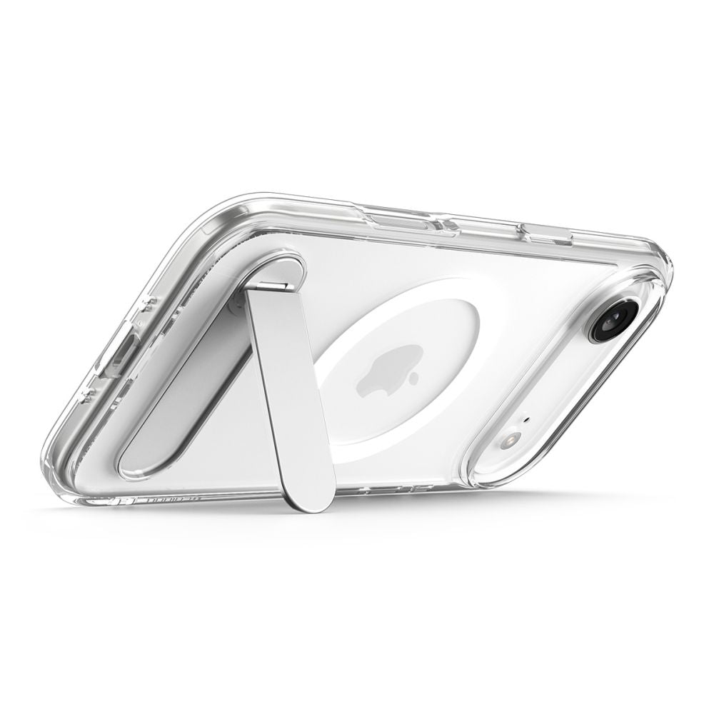 Spigen Ultra Hybrid S MagSafe dėklas iPhone 17 Air – skaidrus/baltas