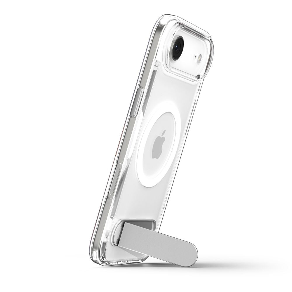 Spigen Ultra Hybrid S MagSafe dėklas iPhone 17 Air – skaidrus/baltas